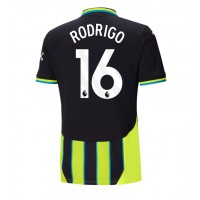 Camisa de Futebol Manchester City Rodri Hernandez #16 Equipamento Secundário 2024-25 Manga Curta